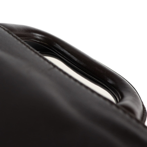 GUCCI Leather Nylon Business Bag Brown - Picture 6 of 9